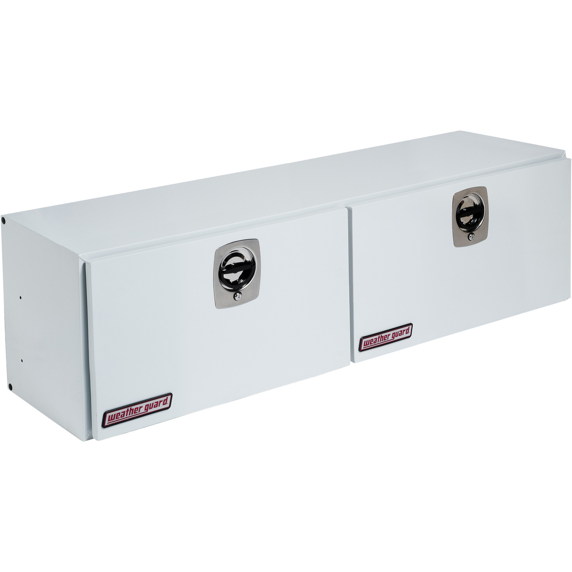 Weather Guard Super-Side Side-Mount Truck Tool Box, Steel, Brite White, 64.25in. x 16.25in. x 18in., Model# 265-3-02